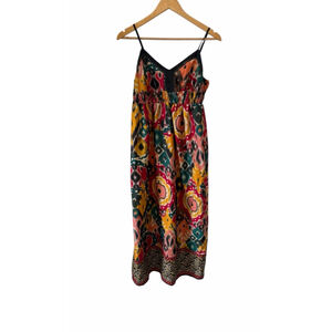 Ardene Boho Midi Dress Multicolor Sleeveless Spaghetti Strap Summer